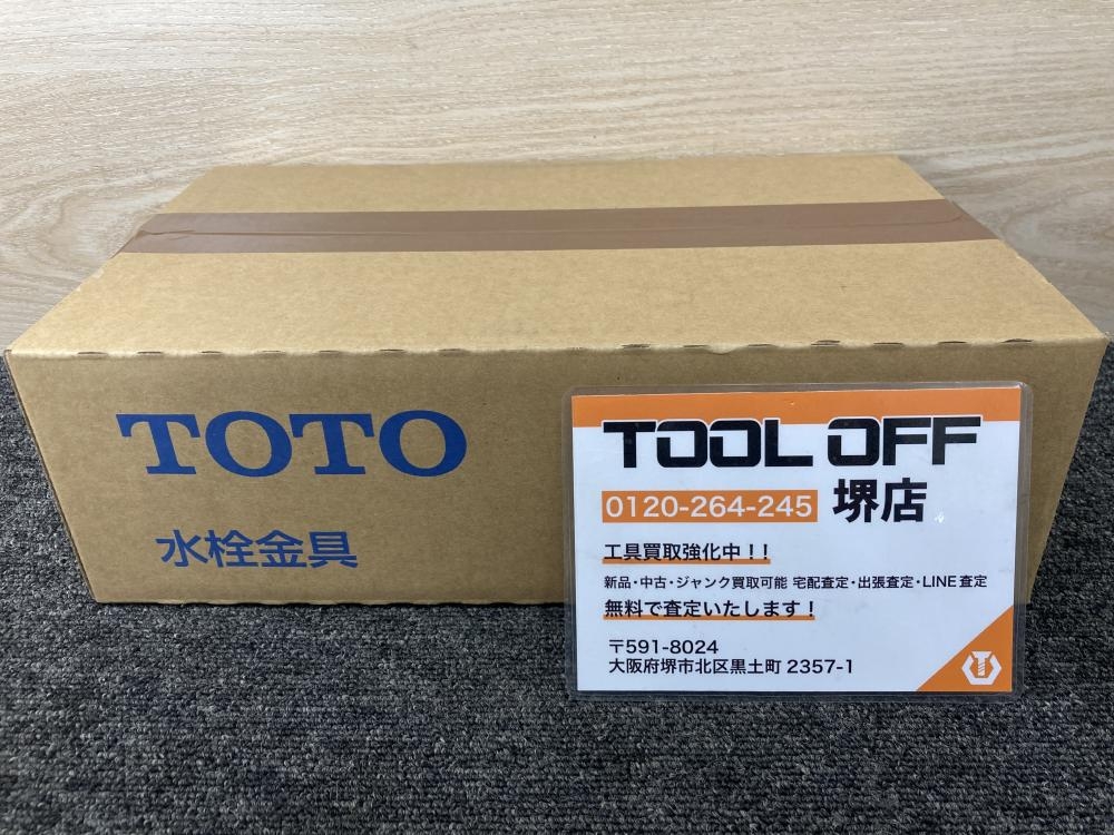 トートー TOTO 壁付サーモスタット混合水栓 TBY01405J1の中古 未 トートー TOTO 壁付サーモスタット混合水栓 TBY01405J1の中古 未