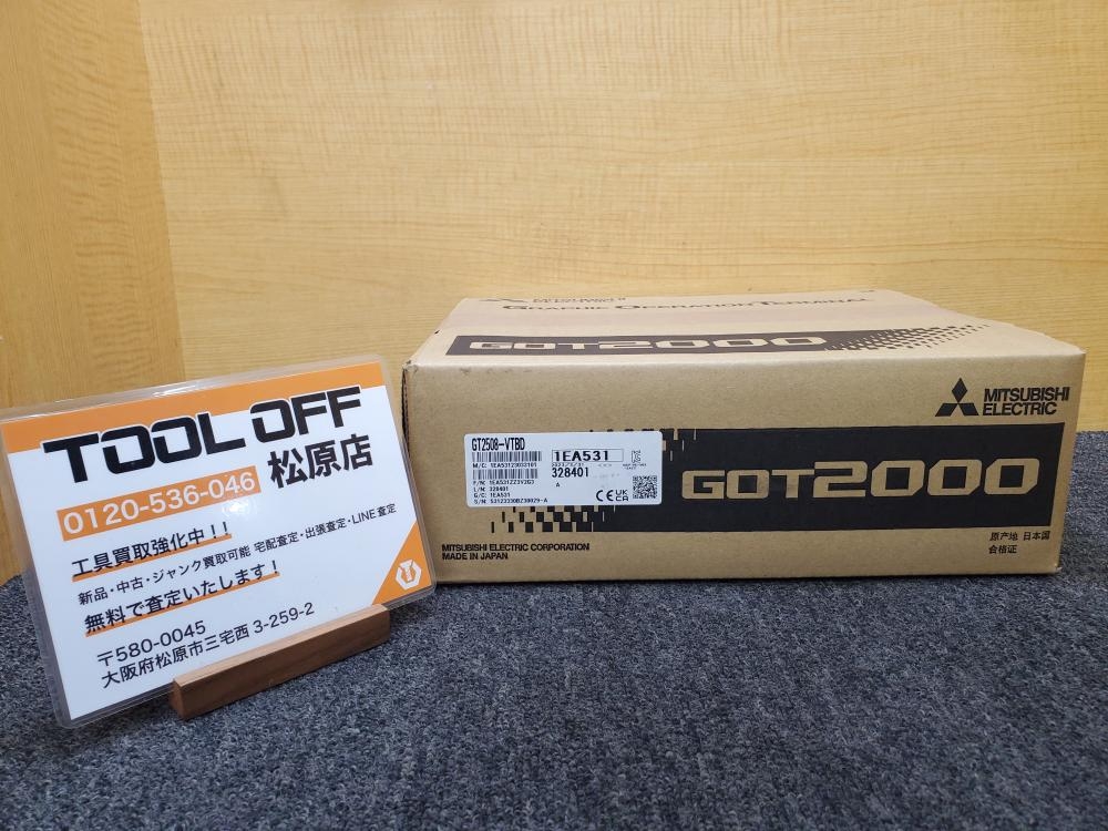 三菱電機 MITSUBISHI 表示器 GOTシリーズ GT2508-VTBD の中古 未使用品