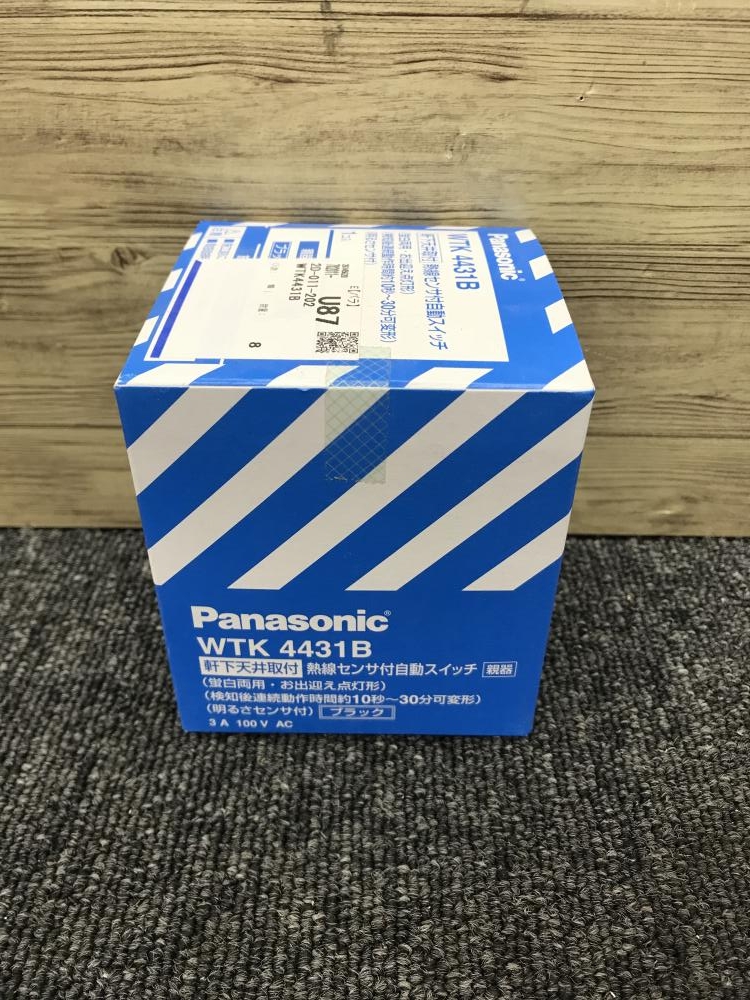 Panasonic パナソニック 熱線センサ付自動スイッチ・親機 WTK4431Bの