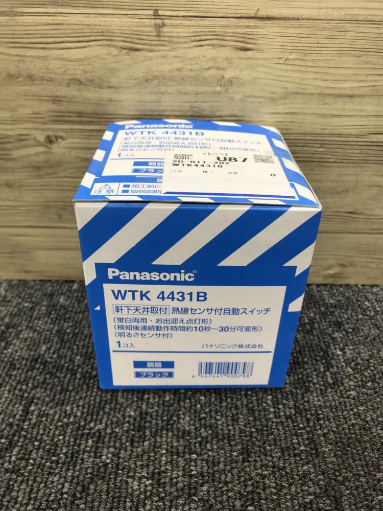 Panasonic パナソニック 熱線センサ付自動スイッチ・親機 WTK4431Bの