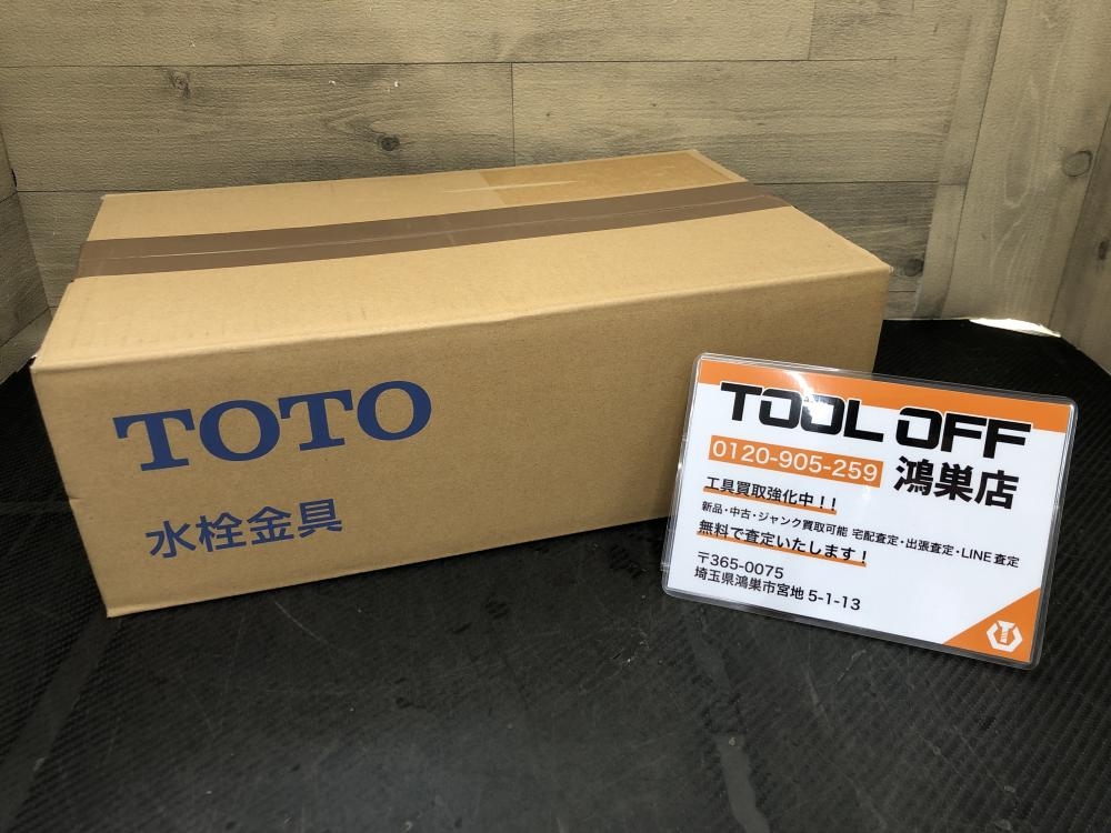 TOTO トートー 壁付サーモスタット混合水栓 TBY01405Jの中古 未使用品