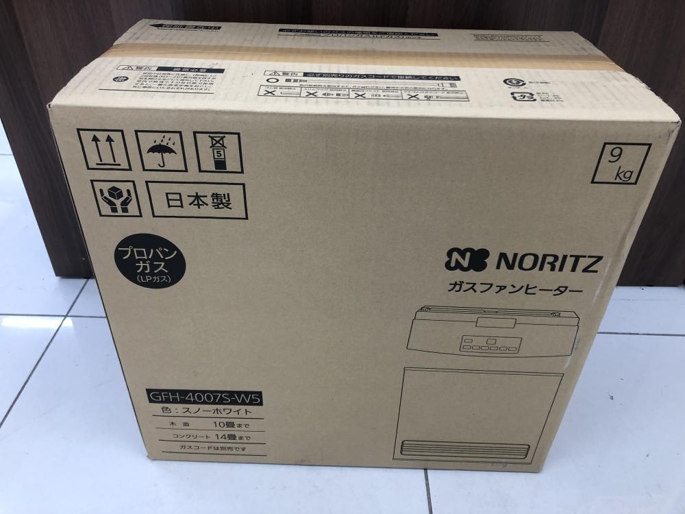 ノーリツ NORITZ ガスファンヒーター（プロパン） GFH-4007S-W5の中古 未使用品 《埼玉・鴻巣》中古工具販売の専門店│  ツールオフ鴻巣店 ｜中古工具販売のツールオフ