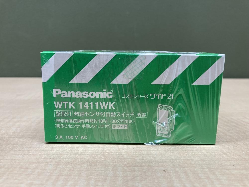 パナソニック 壁取付熱線センサ付自動スイッチ WTK1911WK／WTK1411WKの中古 未使用品 《埼玉・上尾》中古工具販売の専門店│  ツールオフ上尾店 ｜中古工具販売のツールオフ