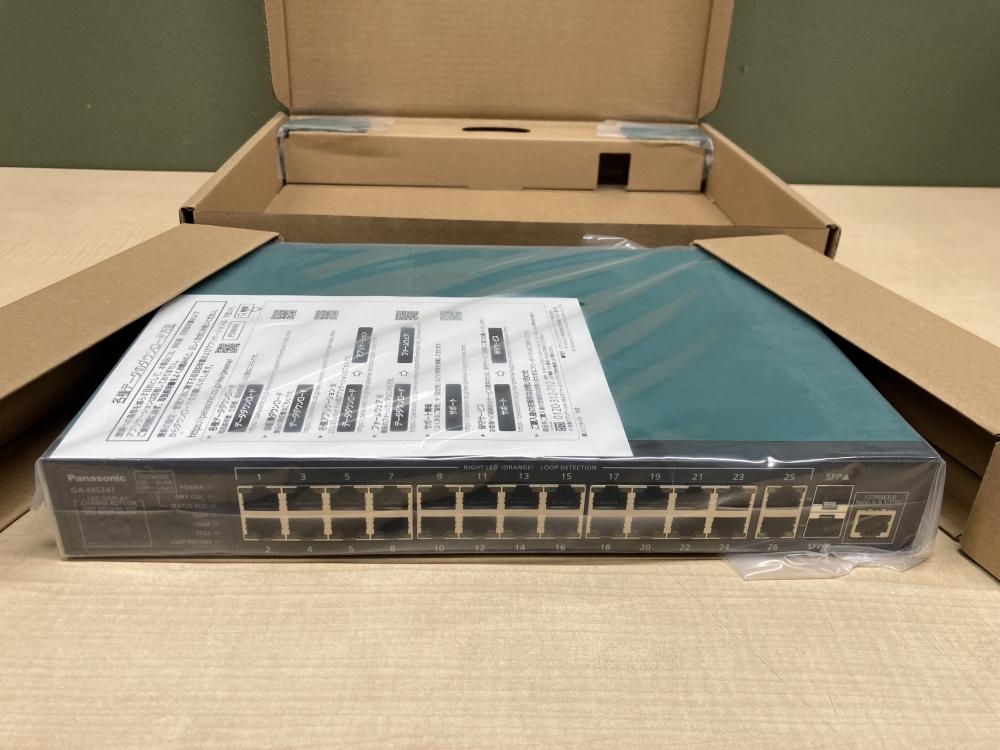 ま*！様 パナソニックGA-AS24TPoE+/PN25248 GA-MS24T(PN26244)｜レイヤ2スイッチングハブ｜スイッチングハブ