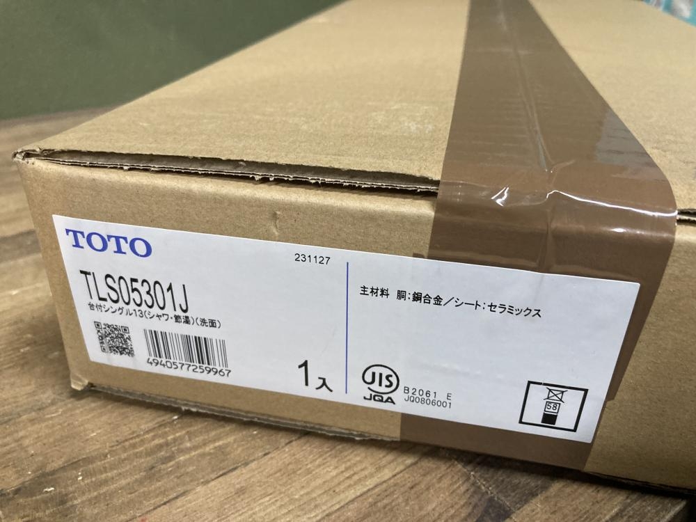 TOTO 台付シングル13 水栓金具 TLS05301Jの中古 未使用品 《東京