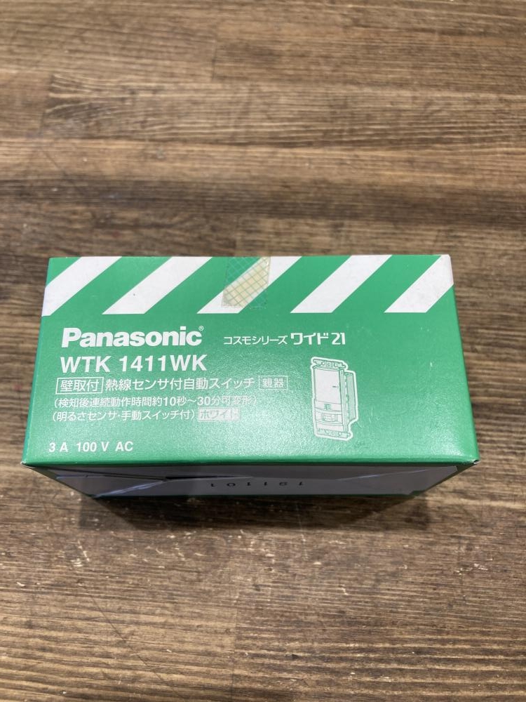 Panasonic 熱線センサ付自動スイッチ WTK1411WKの中古 未使用品 《宮城 ...