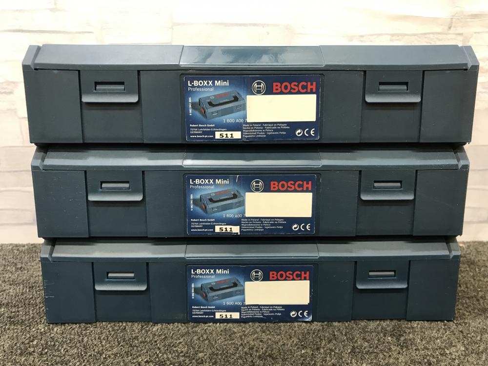 BOSCH ボッシュ ツールボックス 工具箱 3個セット L-BOXX Miniの中古 中古A(美品)  《大阪・松原》中古工具販売の専門店│ツールオフ松原店 ｜中古工具販売のツールオフ