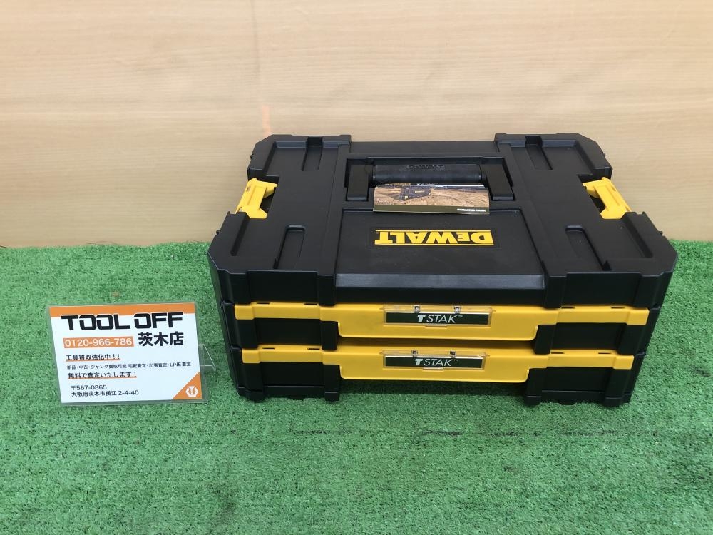 DEWALT ティースタック2段チェスト引き出しタイプ DWST17804の中古 中古A(美品) 《大阪・茨木》中古工具販売の専門店│  ツールオフ茨木店 ｜中古工具販売のツールオフ