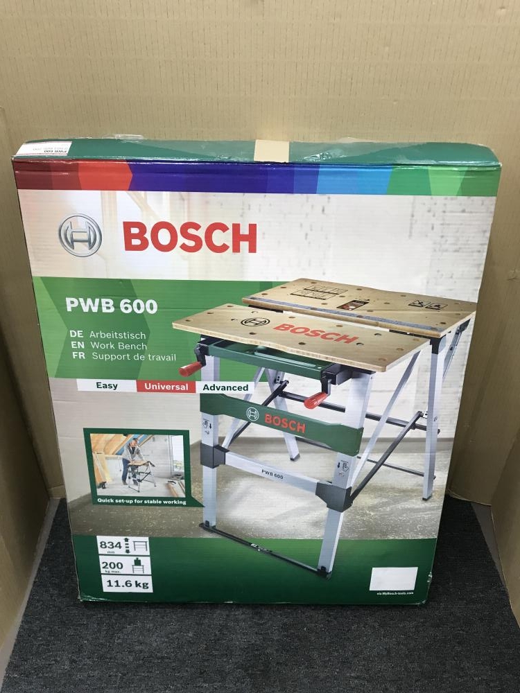 BOSCH ボッシュ 折畳み式ワークベンチ 作業台 PWB600の中古 未使用品 《大阪・松原》中古工具販売の専門店│ツールオフ松原店  ｜中古工具販売のツールオフ