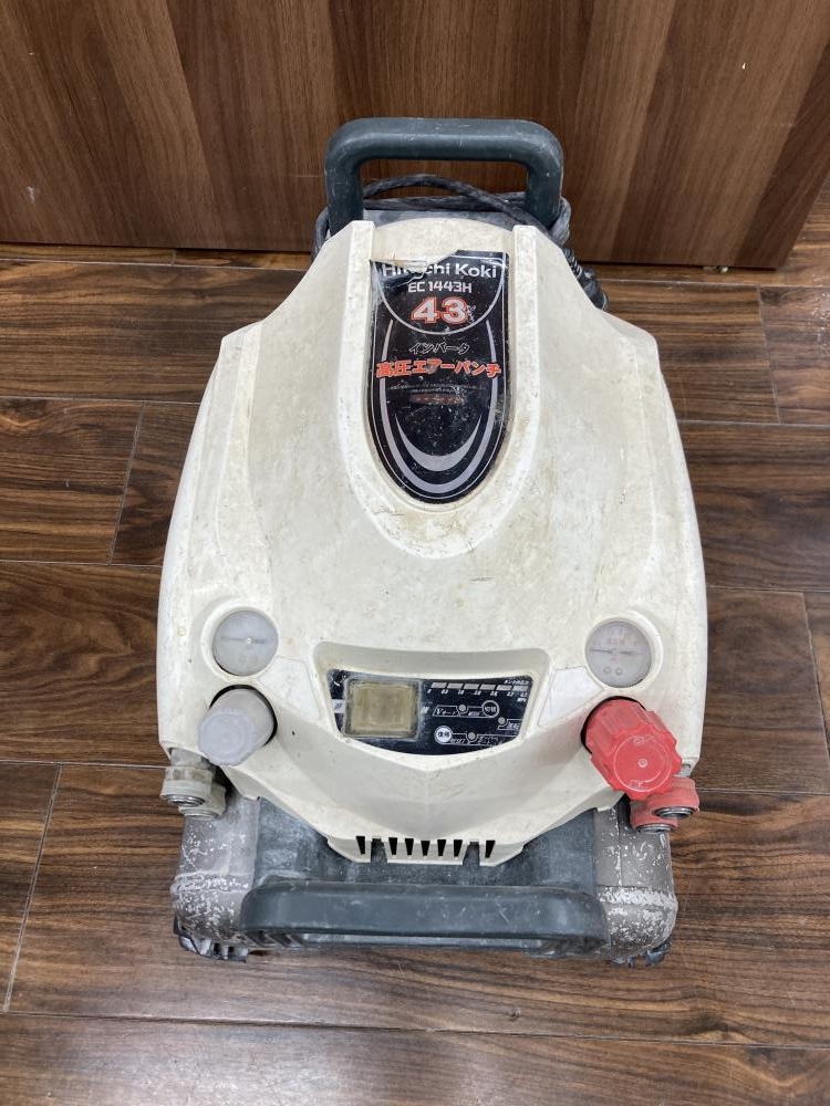エアコンプレッサー 日立EC1443Hジャンク品 日立工機 高圧エア エアコンプレッサー 日立EC1443Hジャンク品 日立工機 高圧エア