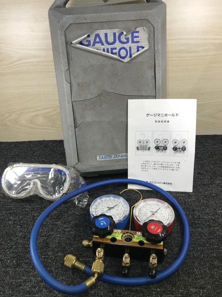 TASCO タスコ ゲージマニホールド TA140・TA141の中古 中古B使用感あり 《大阪・堺》中古工具販売の専門店│ ツールオフ堺店  ｜中古工具販売のツールオフ