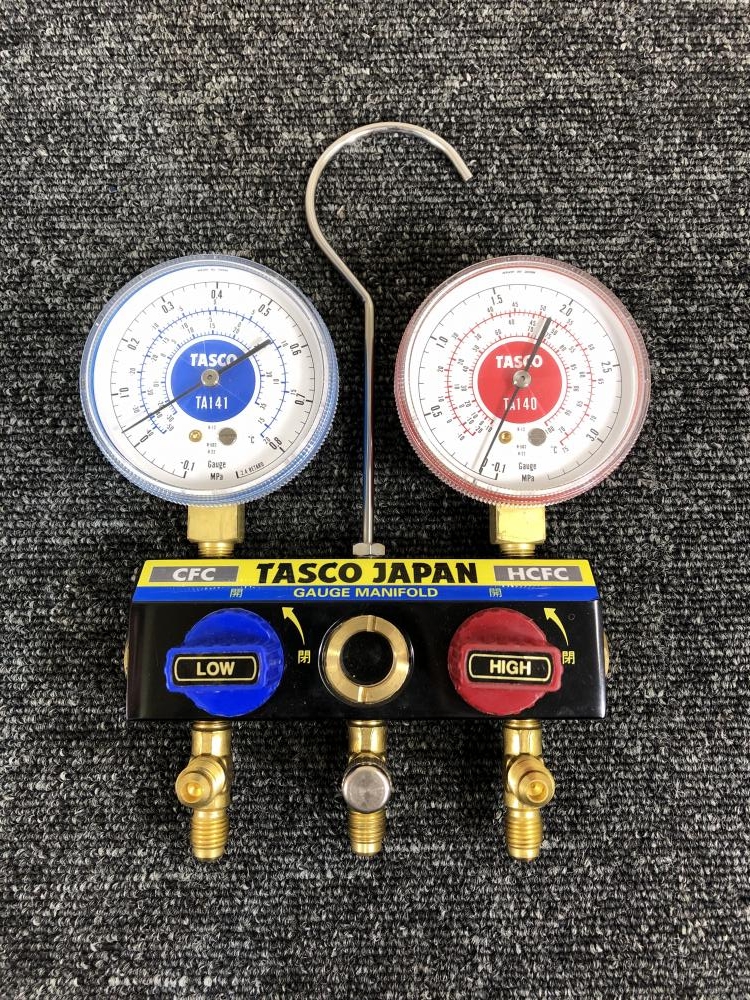 TASCO タスコ ゲージマニホールド TA140F・TA141Fの中古 中古B使用感あり 《大阪・堺》中古工具販売の専門店│ ツールオフ堺店 ｜中古 工具販売のツールオフ