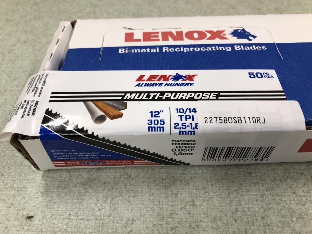 LENOX セーバーソーブレード 50枚 305mm 227580SB110RJ マルチパーパス 