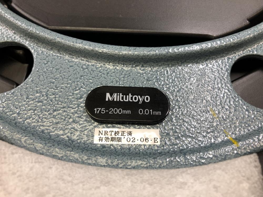 ミツトヨ マイクロメーター OM-200 175～200㎜ ※未校正の中古 ジャンク