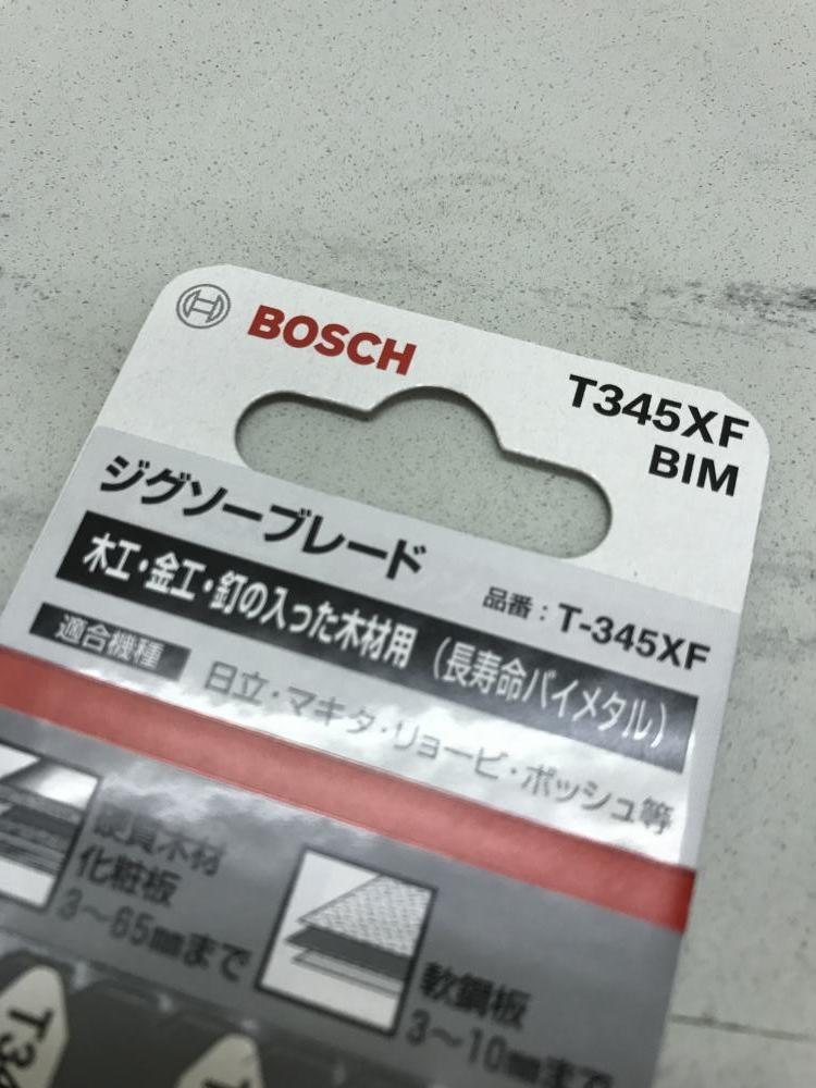 BOSCH ボッシュ ジグソーブレード T345XFの中古 未使用品 商品詳細 ｜中古工具販売のツールオフ