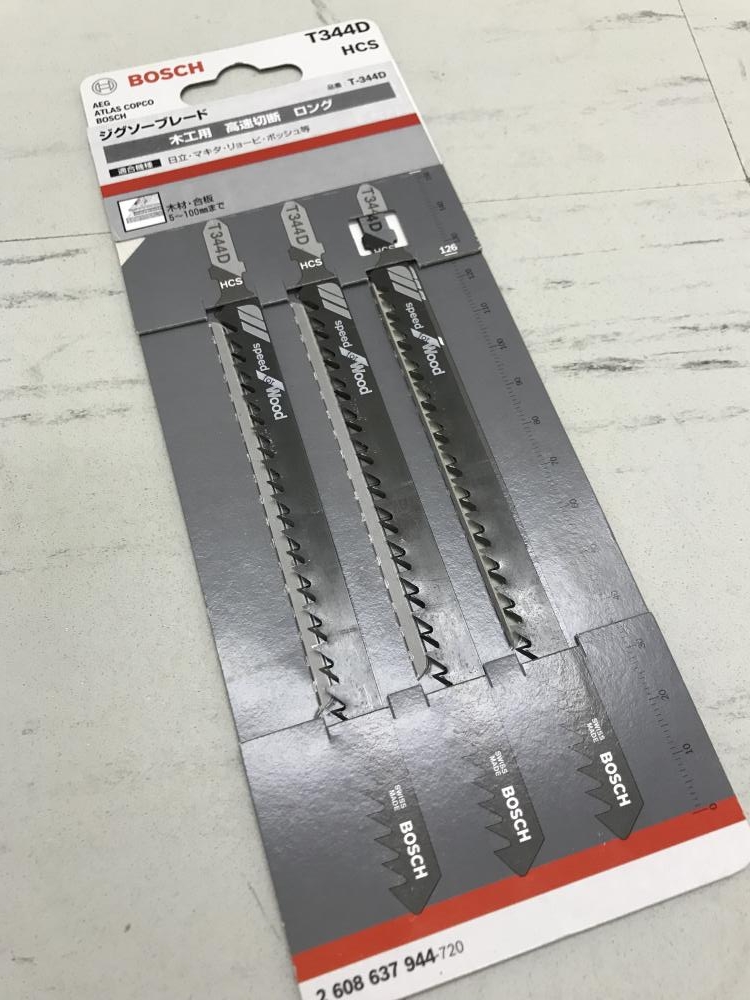 BOSCH ボッシュ ジグソーブレード T344Dの中古 未使用品 商品