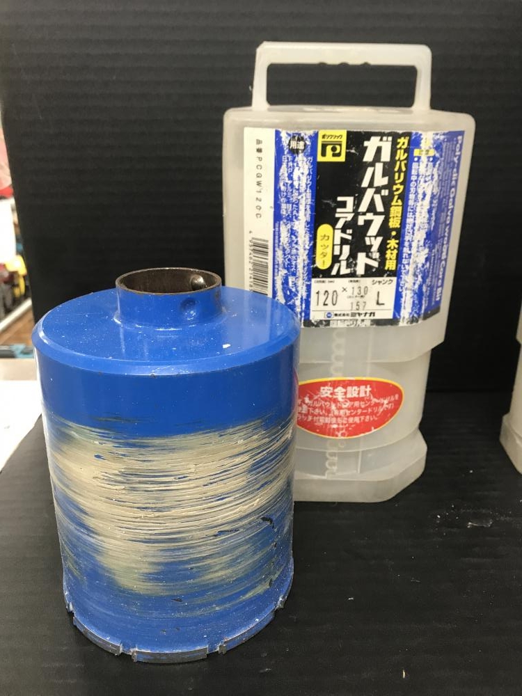 ミヤナガ　ガルバウッドコアドリル　カッター　Φ１２０　　PCGW120C　408-5451 □ミヤナガ ガルバウッドコアドリル カッター Φ120〔品番:PCGW120C