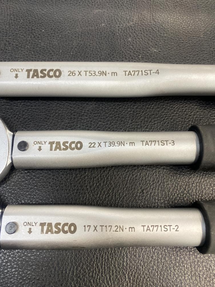 【特価お得】中古品 TASCO タスコ 26mm 22mm 17mm トルクレンチ TA771ST-4 +TA771ST-3 + TA771ST-2 3本セット トルクレンチ