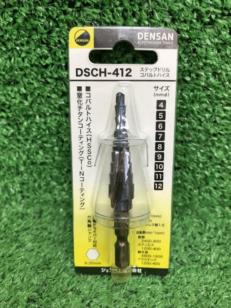 JEFCOM ステップドリル コバルトハイス DSCH-418 電設作業工具 切削