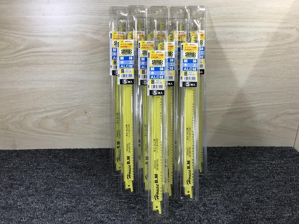 未使用　ハウスＢＭ　レシプロソー　セーバーソー用　替刃　まとめ売り　２００ｍｍ　マキタ　日立　Ｐａｎａｓｏｎｉｃ　ボッシュ兼用可 未使用 ハウスビーエム ハウスB.M セーバーソー替刃金