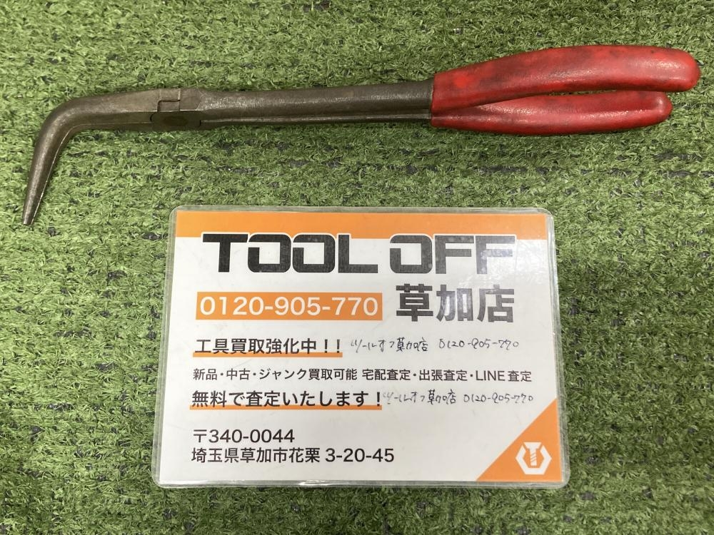 スナップオン ニードルノーズプライヤー 490BCP サビ・汚れ多数ありの 