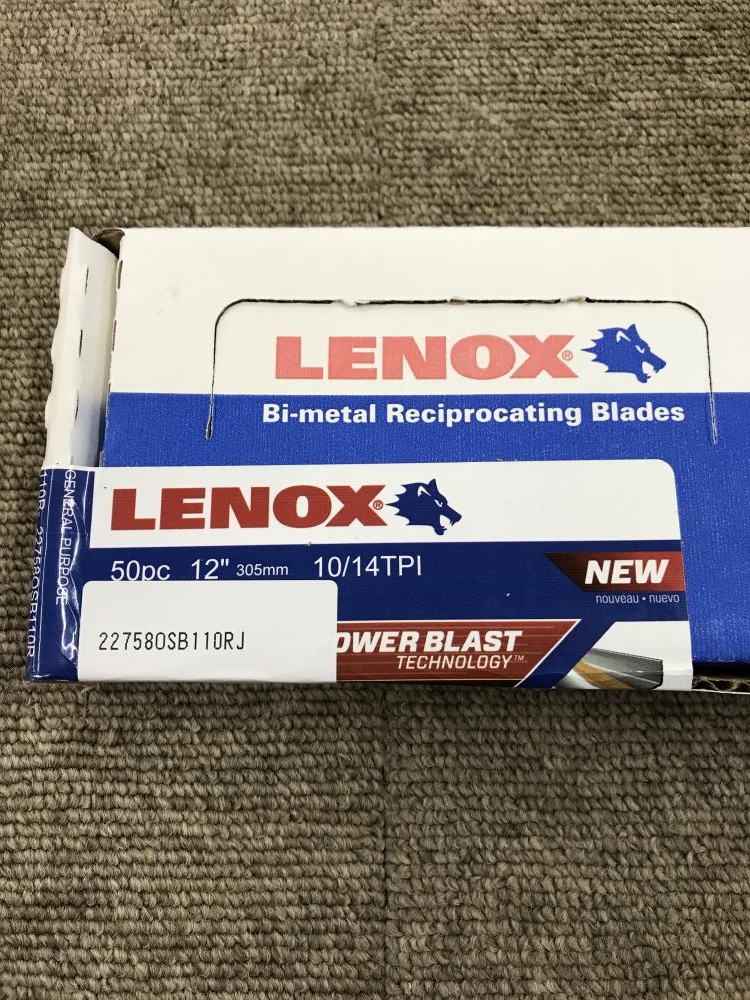 LENOX レシプロソーブレード 50pc 22758OSB110RJの中古 未使用品 