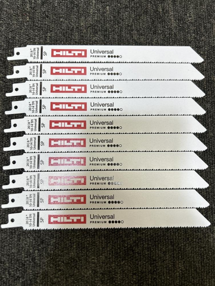 ヒルティ HILTI レシプロソー替刃 10枚セット 20/8 10-14TPI 10枚セット 金属木材の中古 未使用品  《大阪・松原》中古工具販売の専門店│ツールオフ松原店 ｜中古工具販売のツールオフ