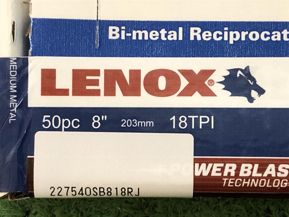 LENOX レシプロソー替刃 22754OSB818RJの中古 未使用品 《大阪・茨木