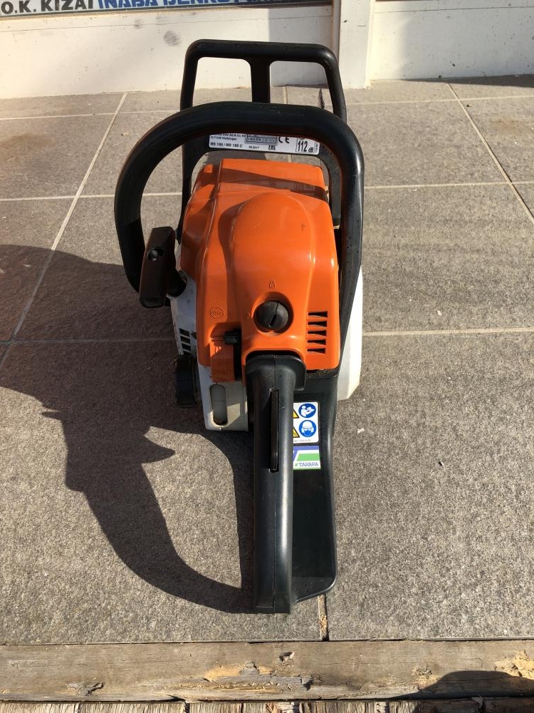 スチール STIHL エンジンチェーンソー MS180の中古 中古C傷汚れあり 《埼玉・鴻巣》中古工具販売の専門店│ ツールオフ鴻巣店  ｜中古工具販売のツールオフ