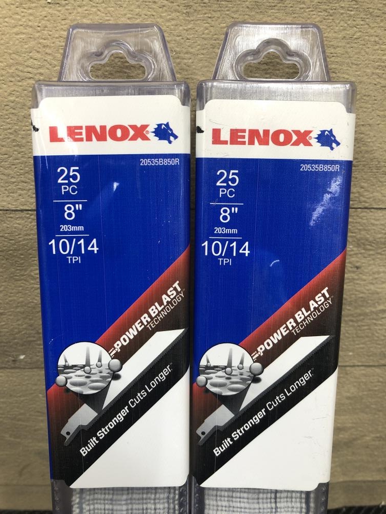 LENOX レノックス セーバーソーブレード 替刃 20535B850R 25PC 2セット