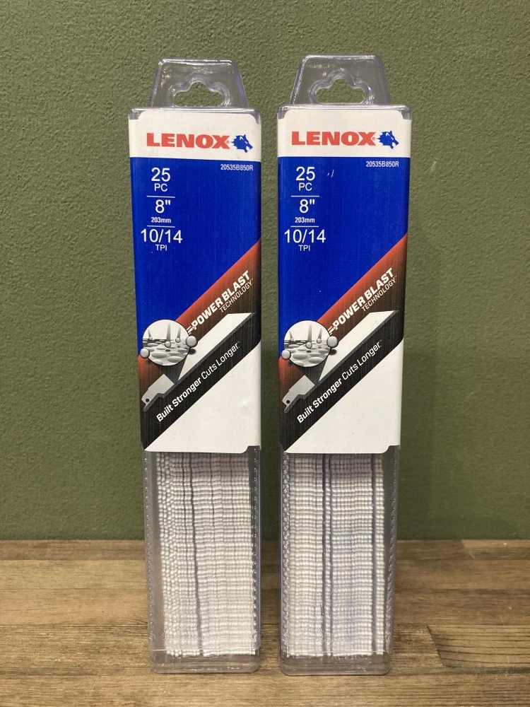 レノックス LENOX セーバーソーブレード 替刃 20535B850R 25PC 2セット 50PC 保管品の中古 未使用品  《東京・江戸川》中古工具販売の専門店│ ツールオフ江戸川店 ｜中古工具販売のツールオフ