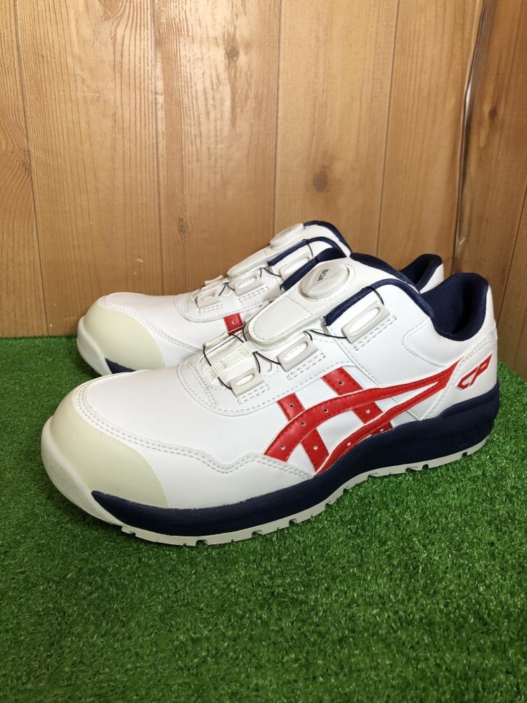 【新品未使用】24cm asics アシックス WINJOB CP306 ASICS 安全靴 asics アシックス WINJOB ウィンジョブ CP306 BOA