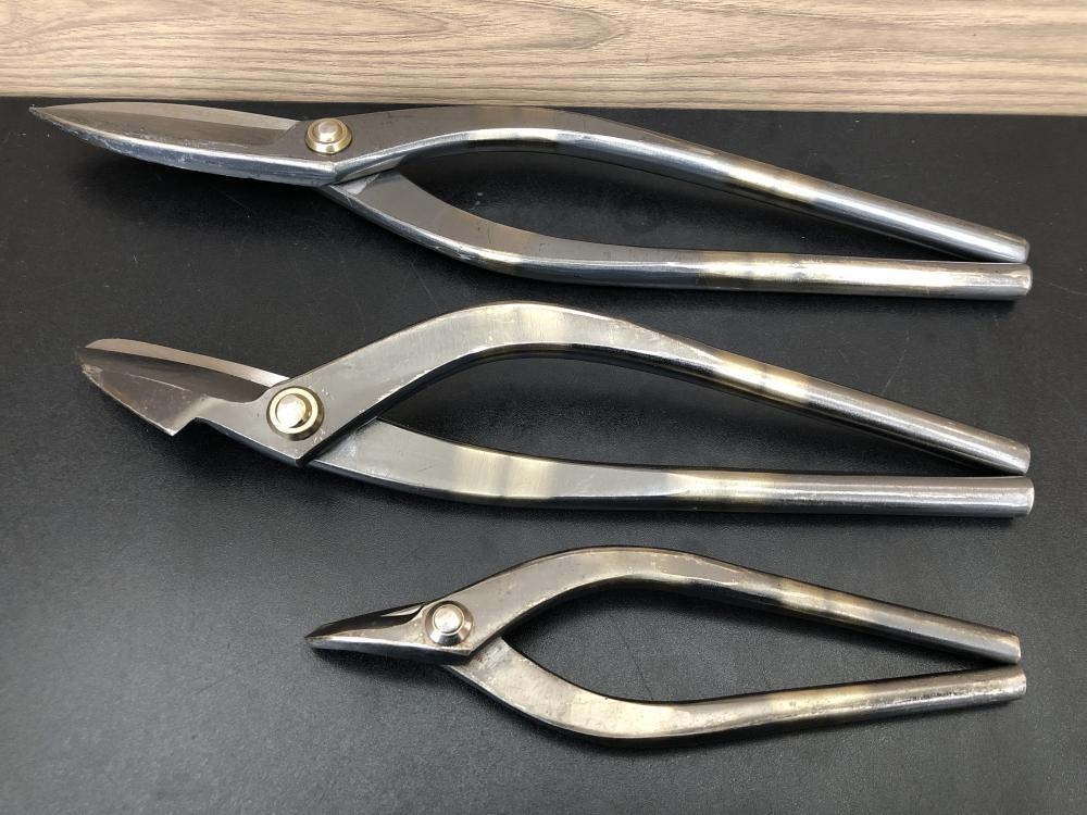 種光 ステンSLD板金はさみ3本セット サイズ約（350・300・200