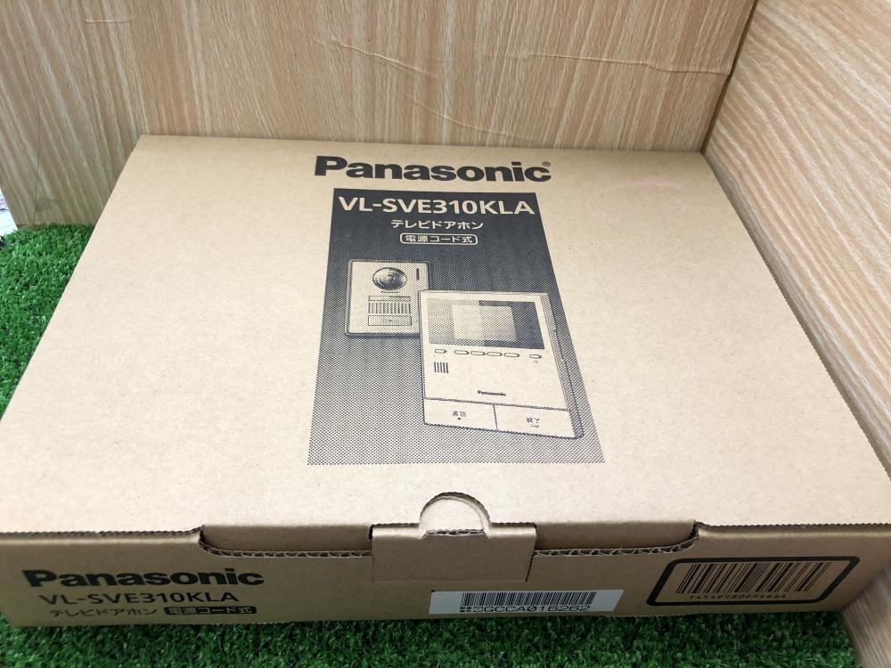 Panasonic テレビドアホン 電源コード式 VL-SVE310KLAの中古 未使用品