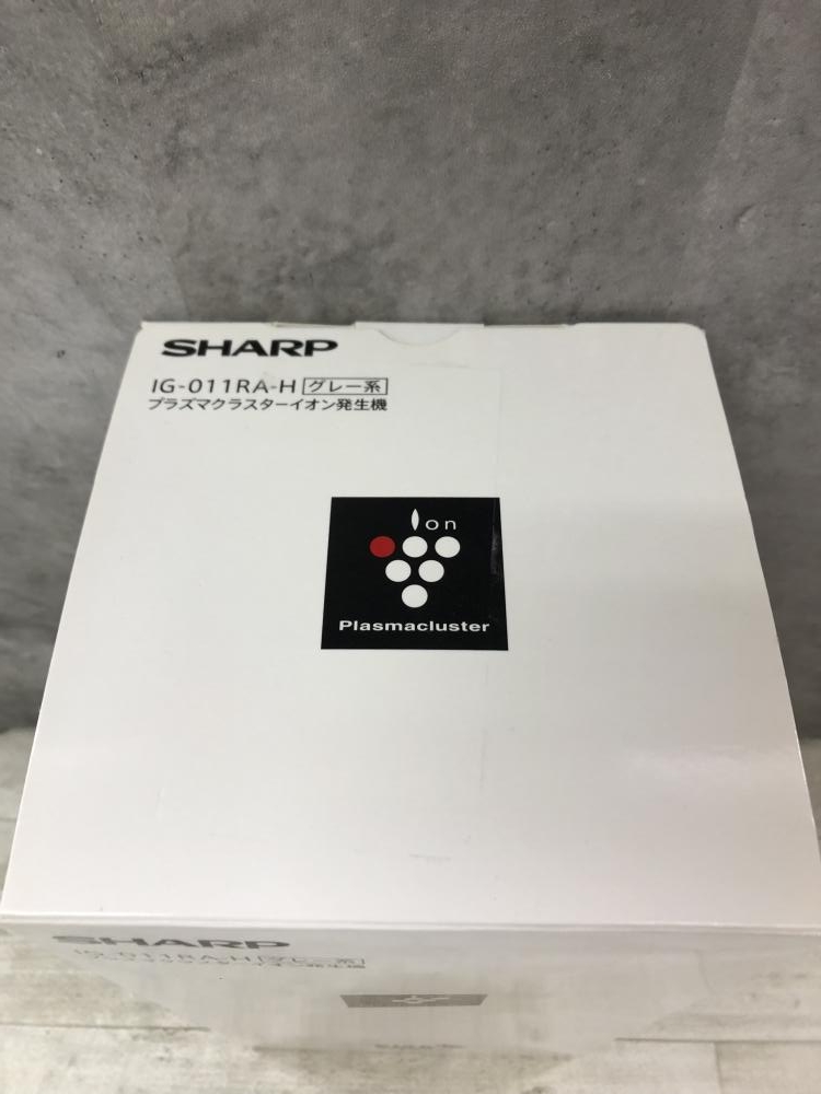SHARP IG-011RA-H GRAY プラズマクラスターイオン発生機 - 空調