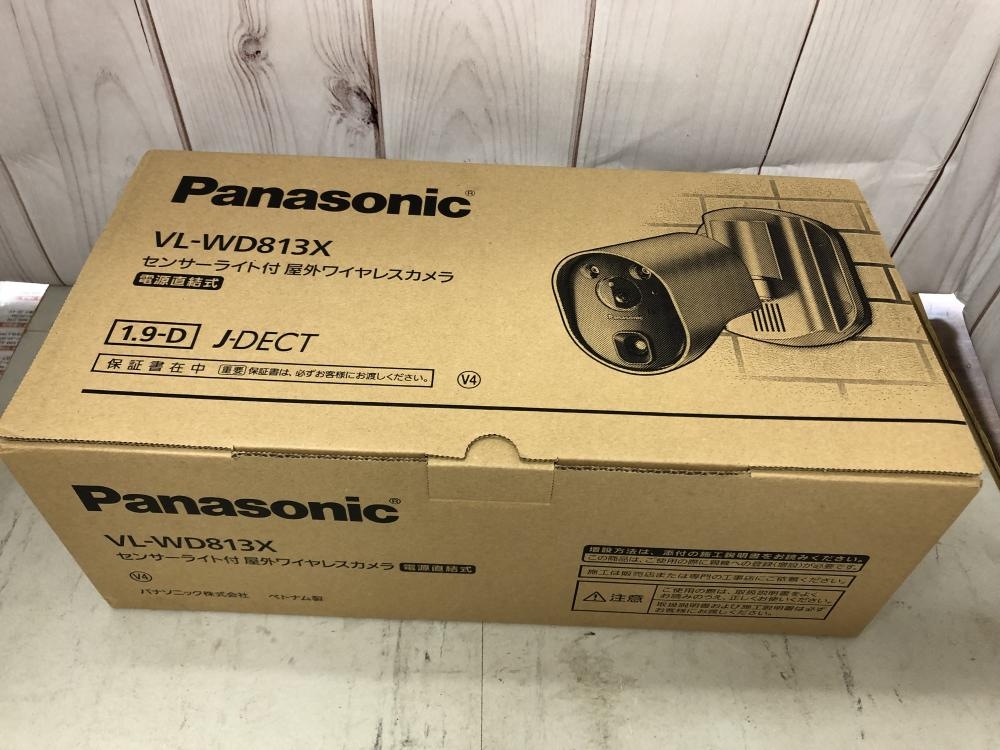Panasonic センサーライト付屋外ワイヤレスカメラ VL-WD813Xの中古 未