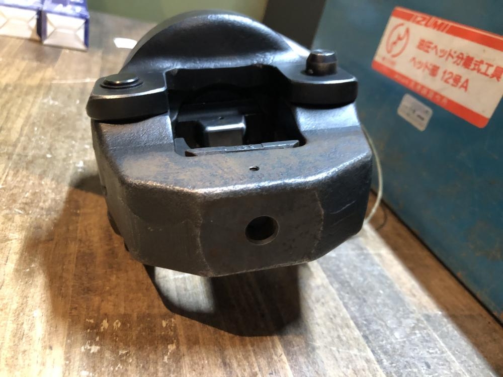 油圧ヘッド分離式工具      ヘッド部12号K 12号H 圧着圧縮工具 裸圧着端子・スリーブ用（油圧ヘッド分離式