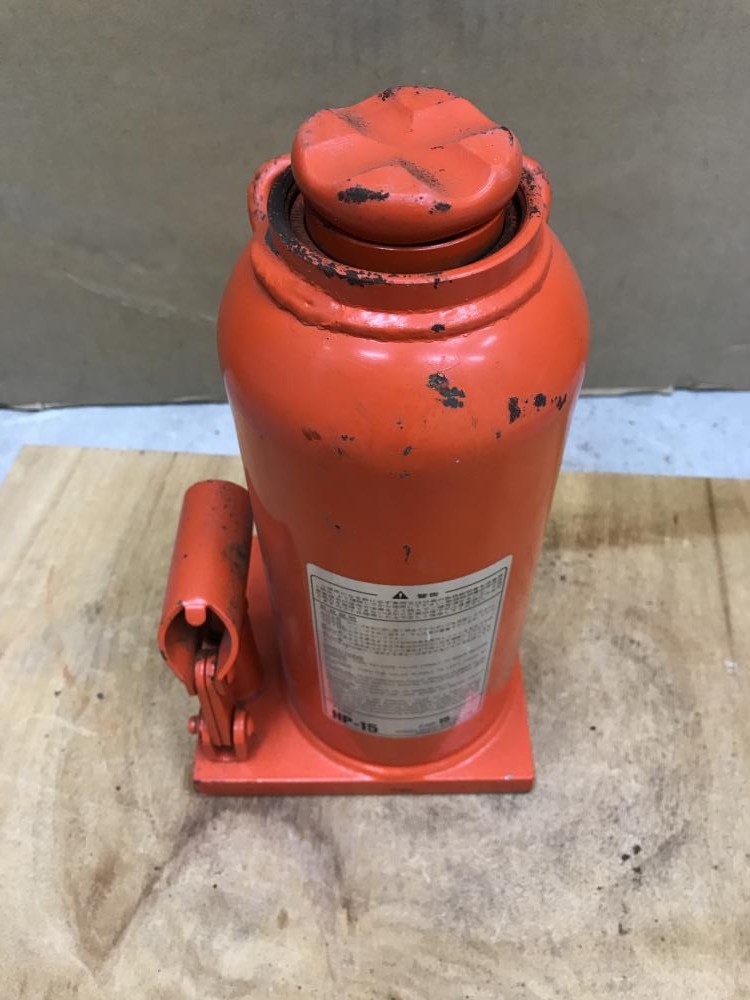 マサダ製作所 ダルマジャッキ 油圧ジャッキ 15t HP-15の中古 中古B使用