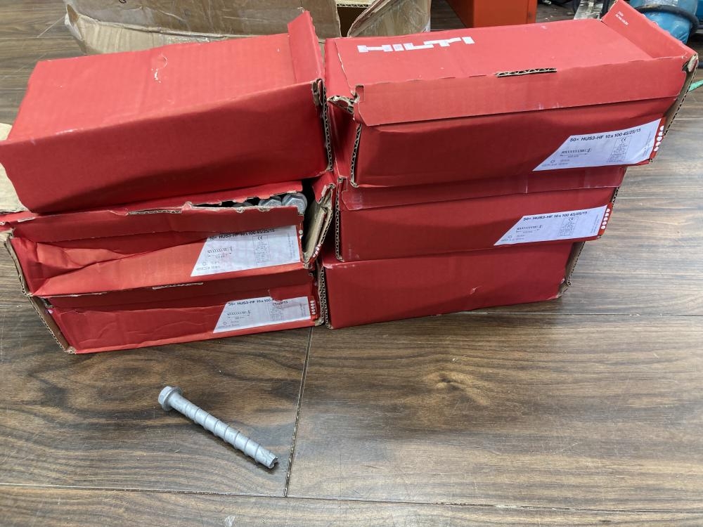 HILTI スクリューアンカー 6箱セット HUS3-HF 10×100 45/25/15 HILTI スクリューアンカー 6箱セット HUS3-HF 10×100 45/25/15
