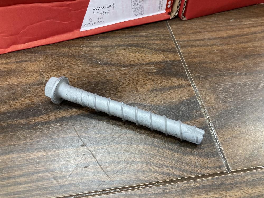 HILTI スクリューアンカー 6箱セット HUS3-HF 10×100 45/25/15 HILTI スクリューアンカー 6箱セット HUS3-HF 10×100 45/25/15