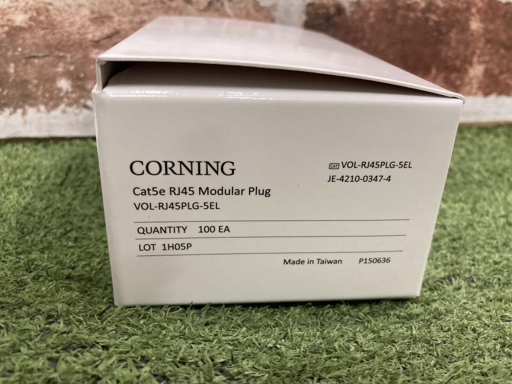 CORNING/コーニング Cat5e RJ45モジュラープラグ (100個入) VOL