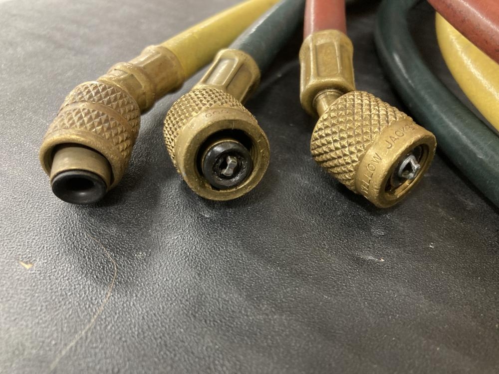 タスコ ゲージマニホールド R410A ジャンク扱い ★ホースのおまけ付★ TASCO 015○ジャンク品○TASCO ゲージマニホールド R410A用 動作未確認の為