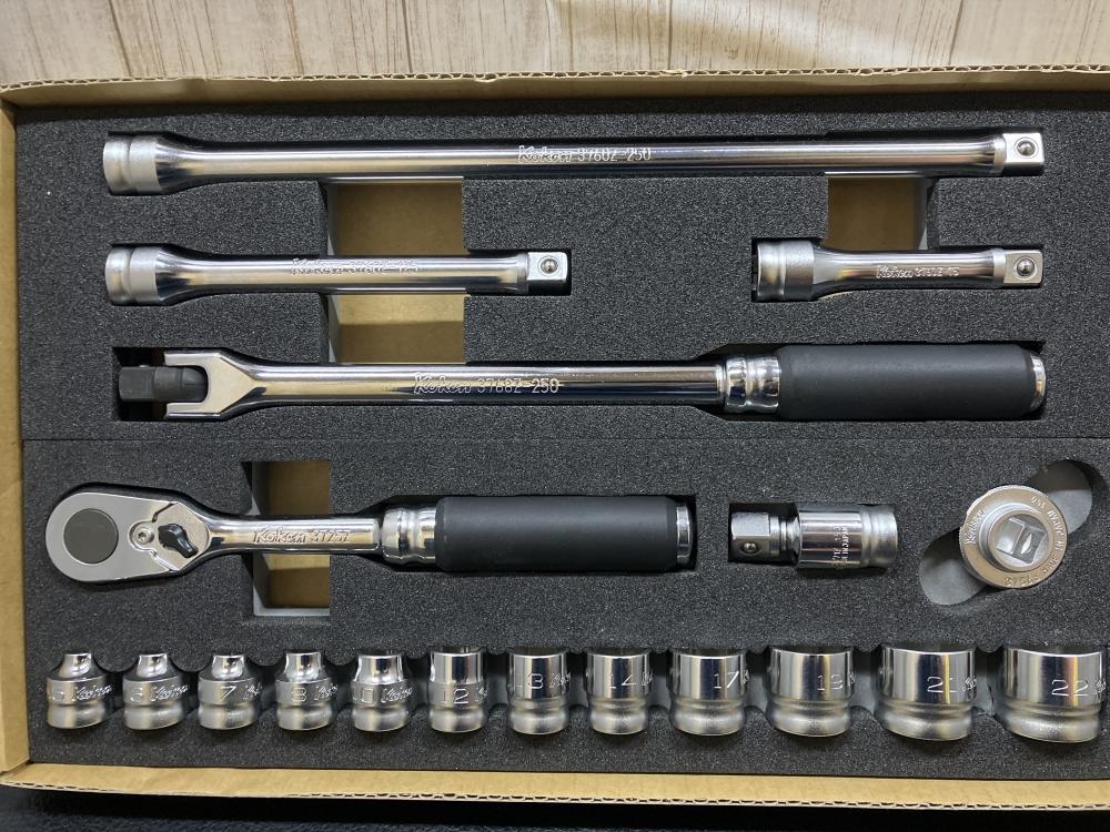 Ko-Ken 3/8ラチェットソケットセット Z-EAL 3285Zの中古 中古A(美品