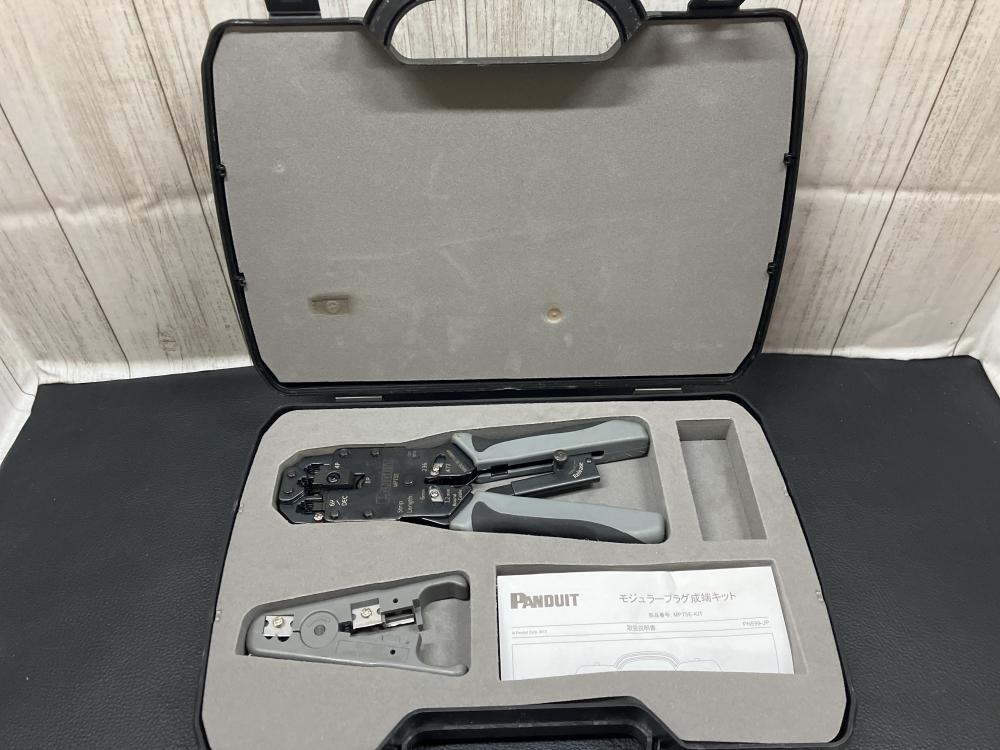 PANDUIT モジュラープラグ成端セット MPT5E-KITの中古 中古B使用感あり