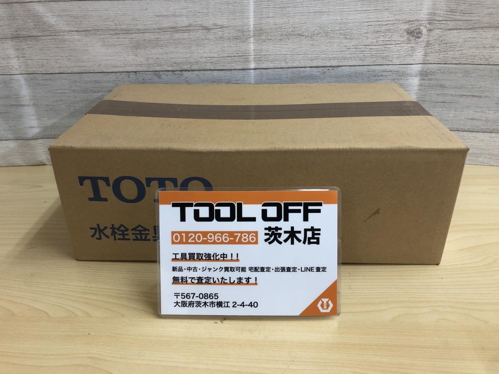 TOTO 水栓器具 壁付シングル混合水栓 TKS05316Jの中古 未使用品 《大阪