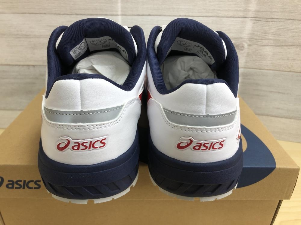 asics アシックス 安全靴 WINJOB CP306 100 ホワイト/クラシックレッド