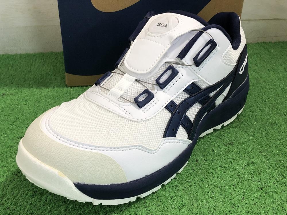 asics アシックス 安全靴 WINJOB CP209 102 ホワイト/ピーコート 25.0
