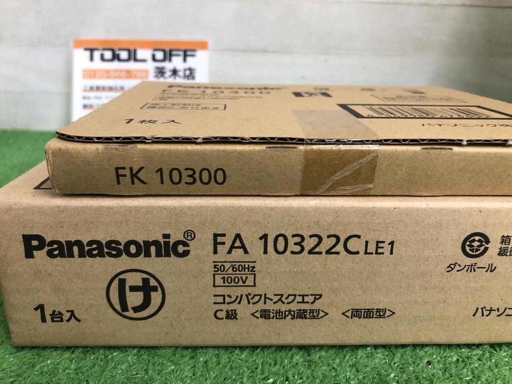 Panasonic 避難口誘導灯表示板 FA10322CLE1 FK10300の中古 未使用品