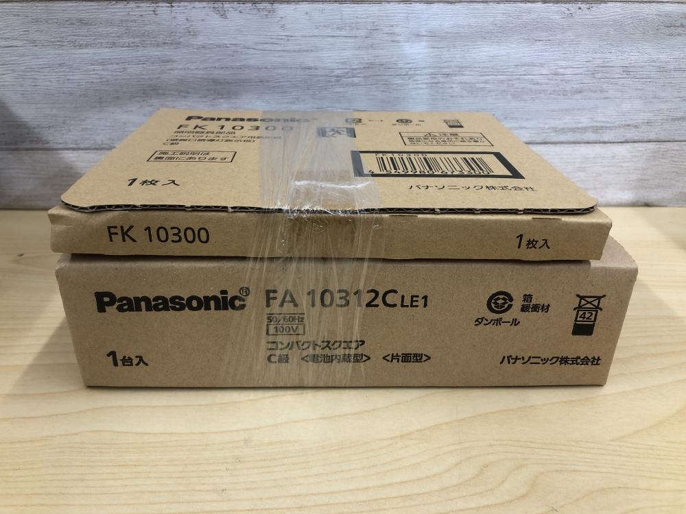 Panasonic 避難口誘導灯表示板 FA10312CLE1 FK10300の中古 未使用品