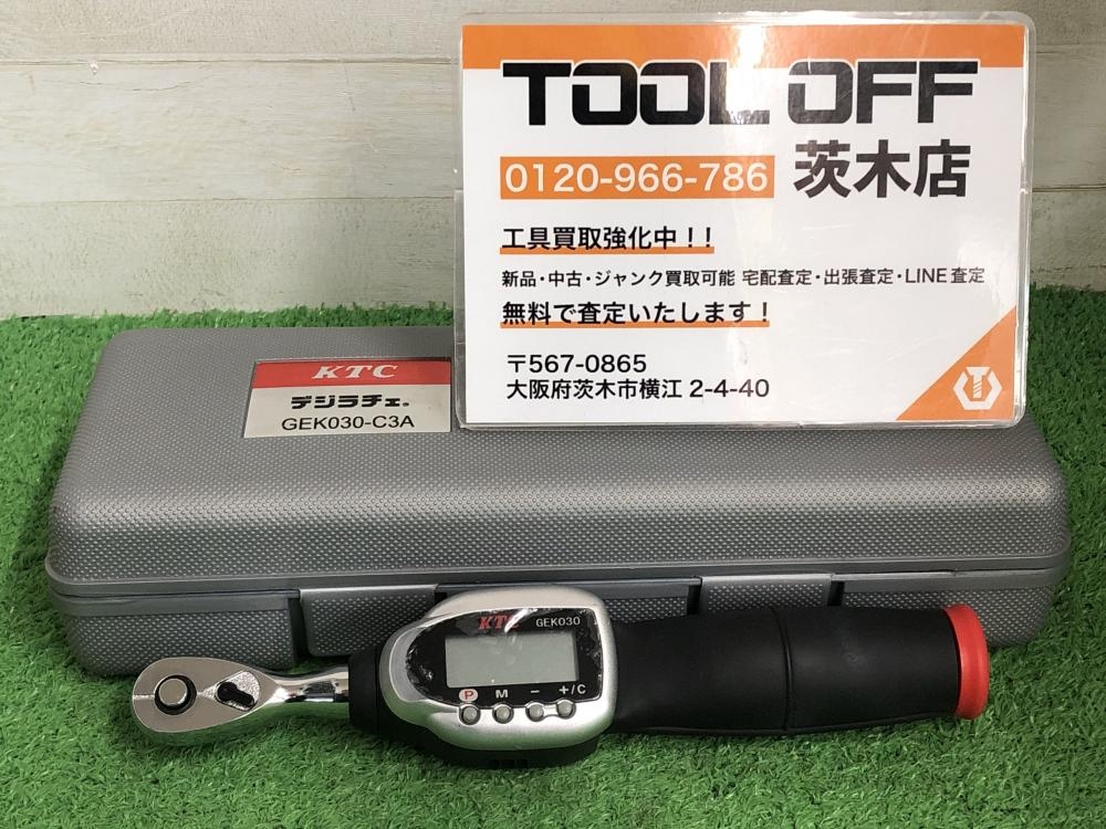 KTC デジラチェ GEK030-C3Aの中古 中古B使用感あり 《大阪・茨木》中古工具販売の専門店│ ツールオフ茨木店 ｜中古工具販売のツールオフ